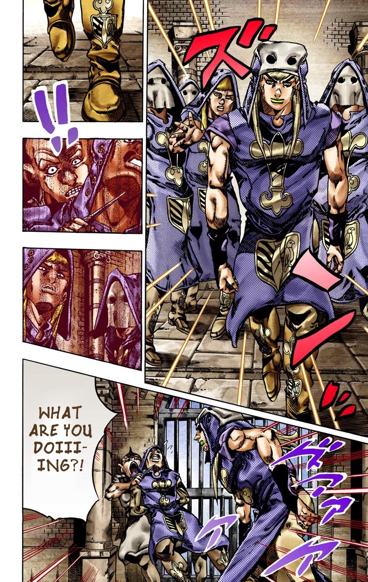 JoJo's Bizarre Adventure Steel Ball Run Colored Manga