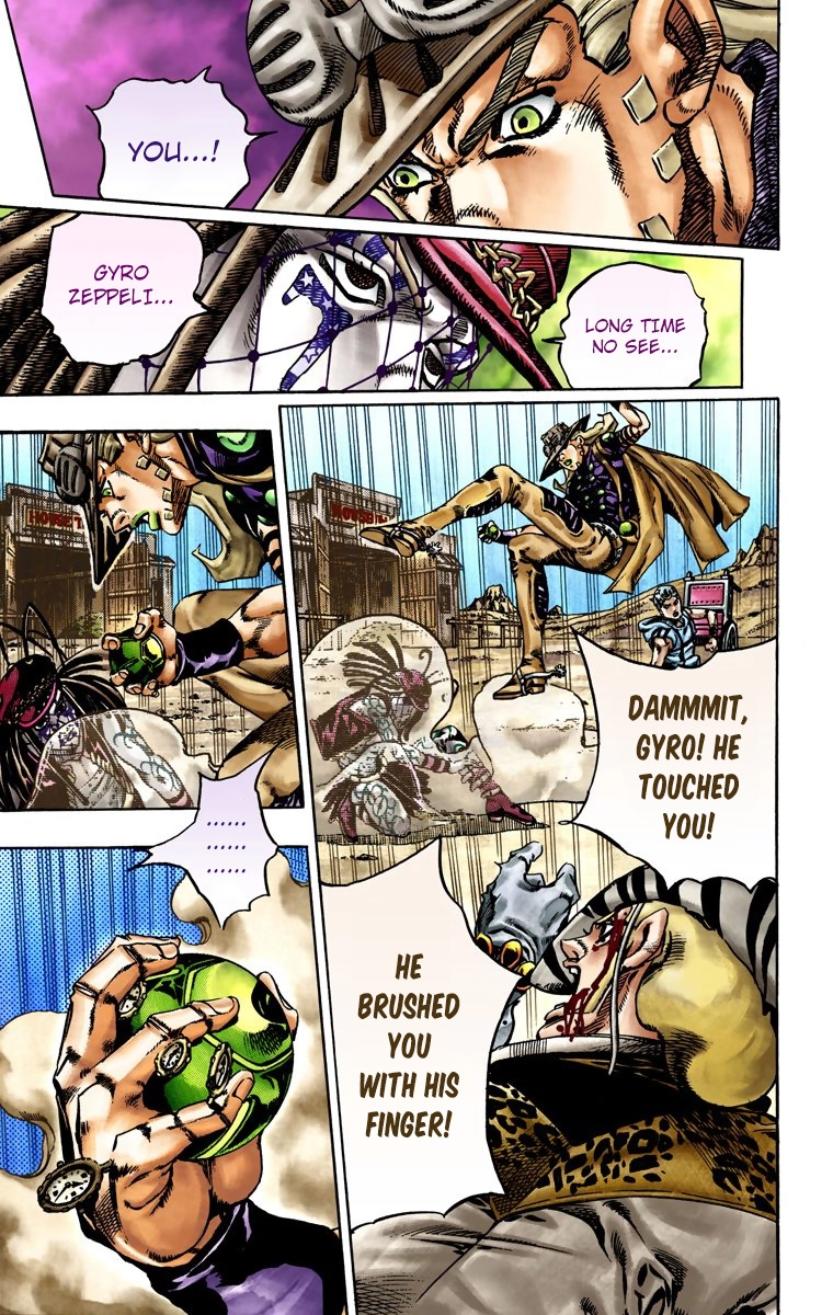 JoJo's Bizarre Adventure Steel Ball Run Colored Manga