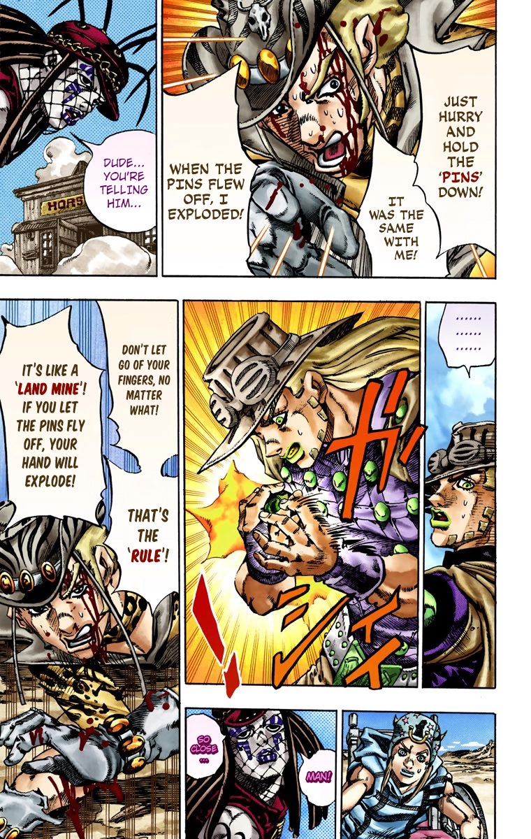 JoJo's Bizarre Adventure Steel Ball Run Colored Manga