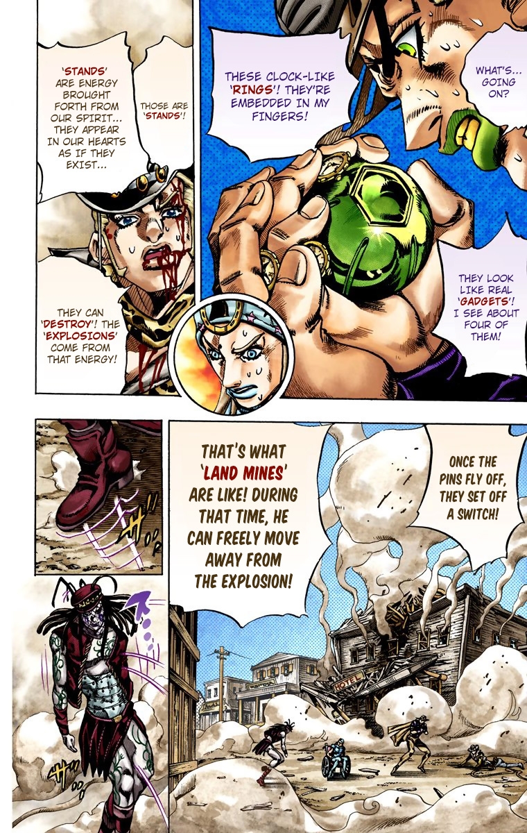 JoJo's Bizarre Adventure Steel Ball Run Colored Manga