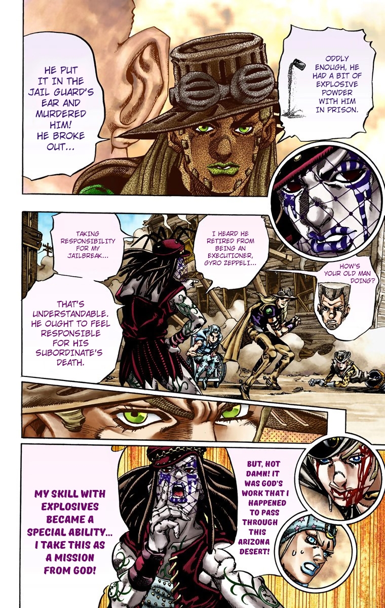 JoJo's Bizarre Adventure Steel Ball Run Colored Manga