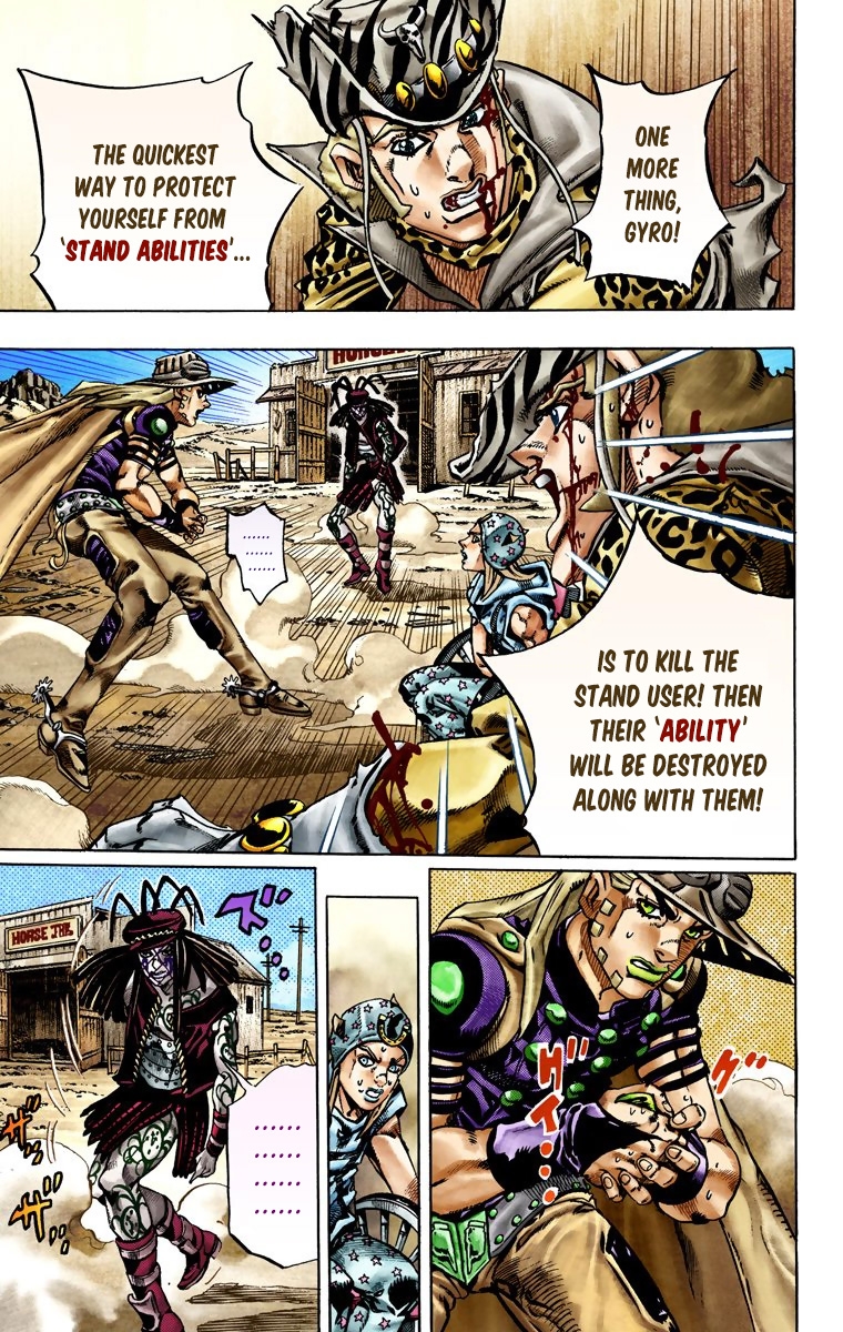 JoJo's Bizarre Adventure Steel Ball Run Colored Manga