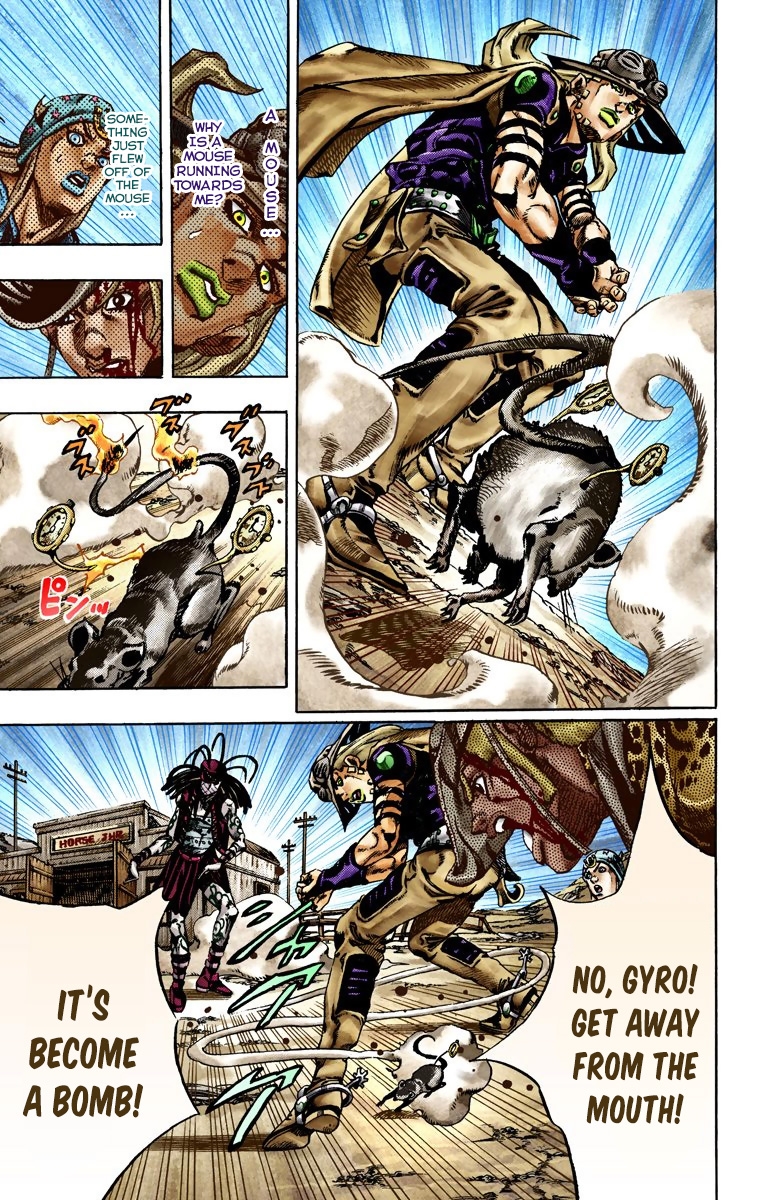 JoJo's Bizarre Adventure Steel Ball Run Colored Manga