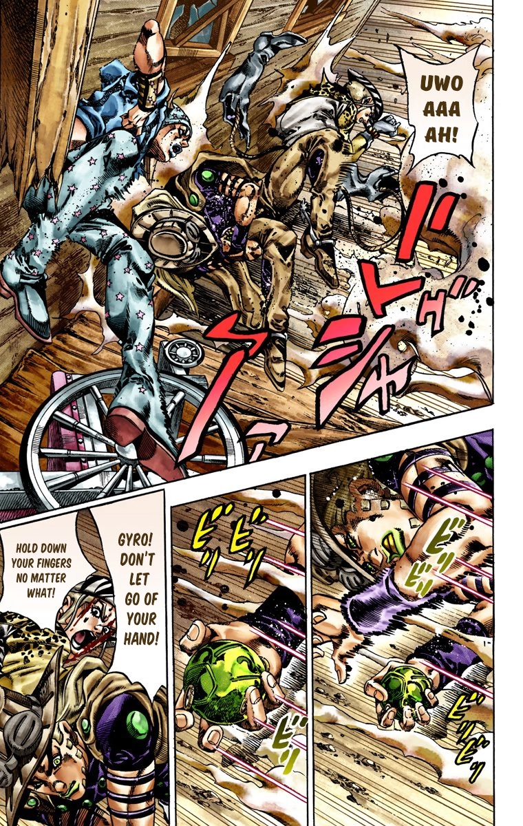 JoJo's Bizarre Adventure Steel Ball Run Colored Manga