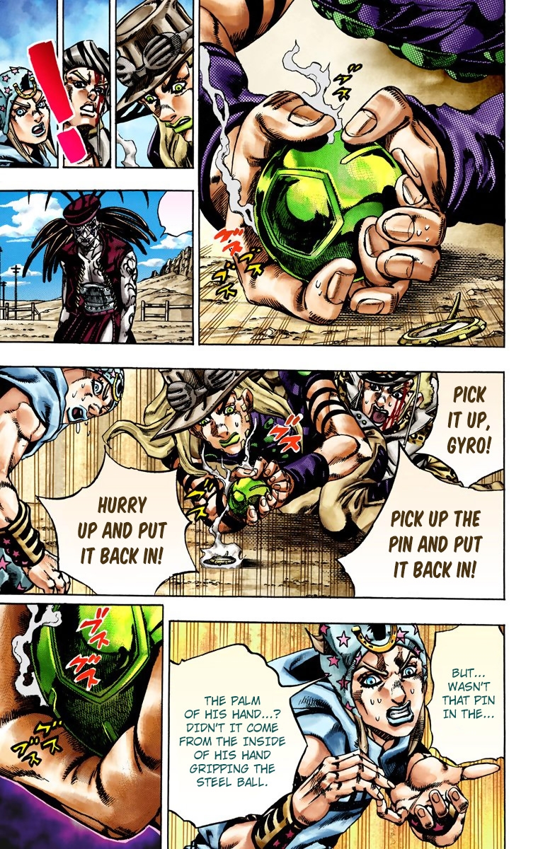 JoJo's Bizarre Adventure Steel Ball Run Colored Manga