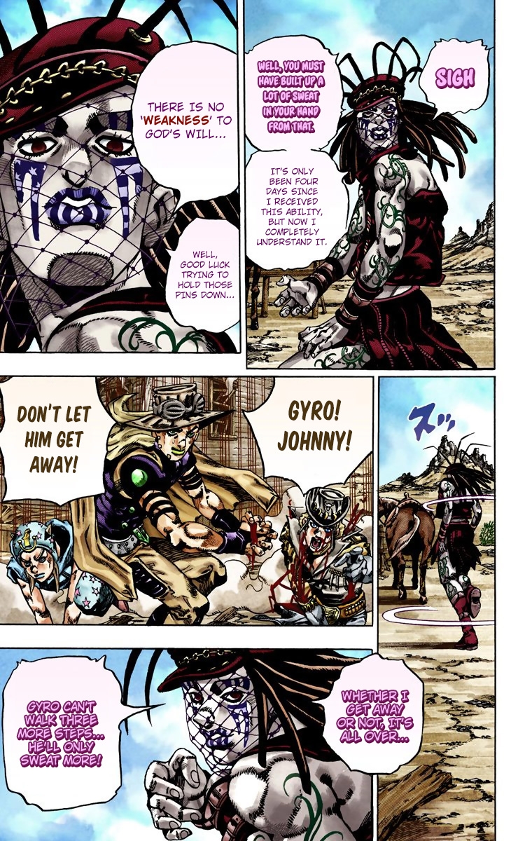 JoJo's Bizarre Adventure Steel Ball Run Colored Manga