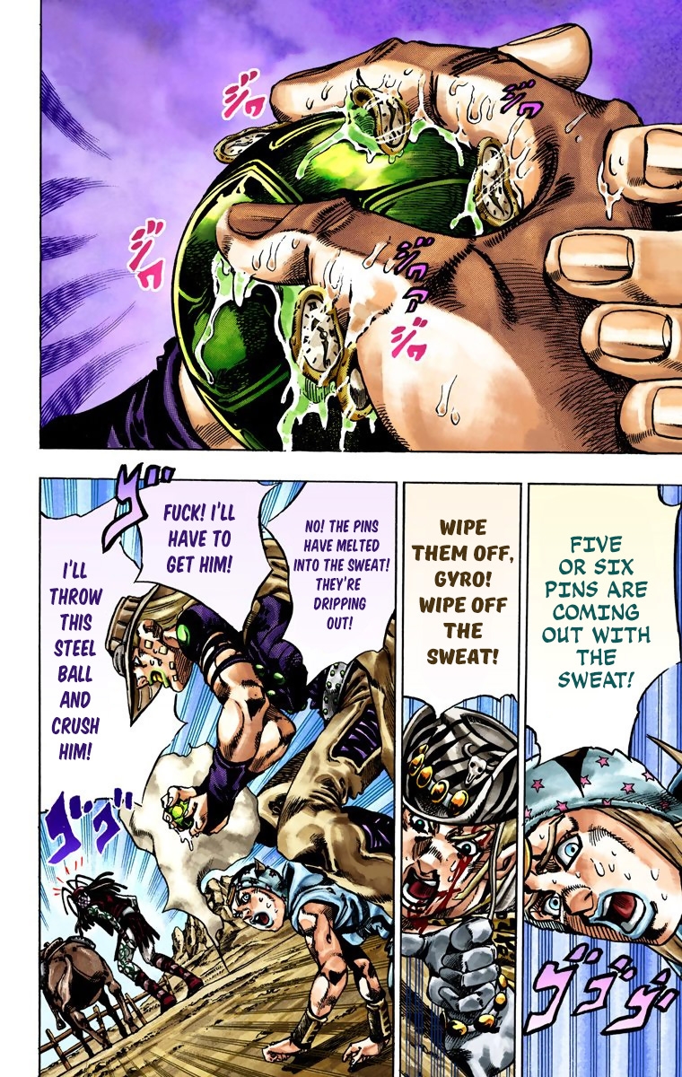 JoJo's Bizarre Adventure Steel Ball Run Colored Manga