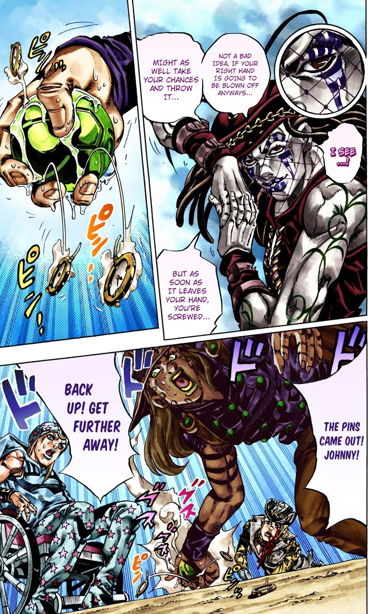 JoJo's Bizarre Adventure Steel Ball Run Colored Manga