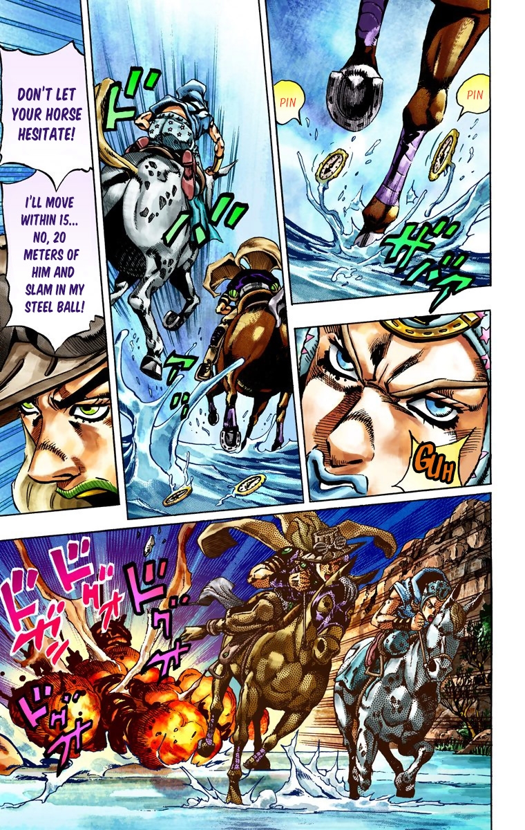 JoJo's Bizarre Adventure Steel Ball Run Colored Manga