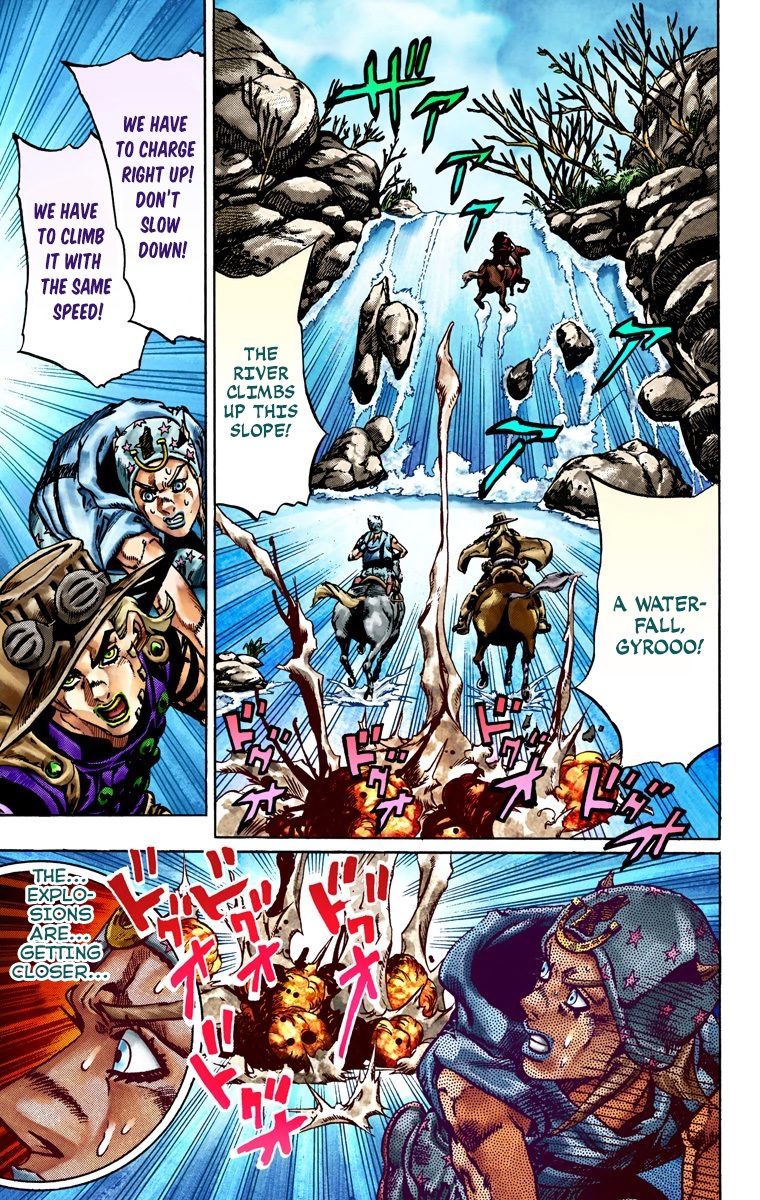 JoJo's Bizarre Adventure Steel Ball Run Colored Manga