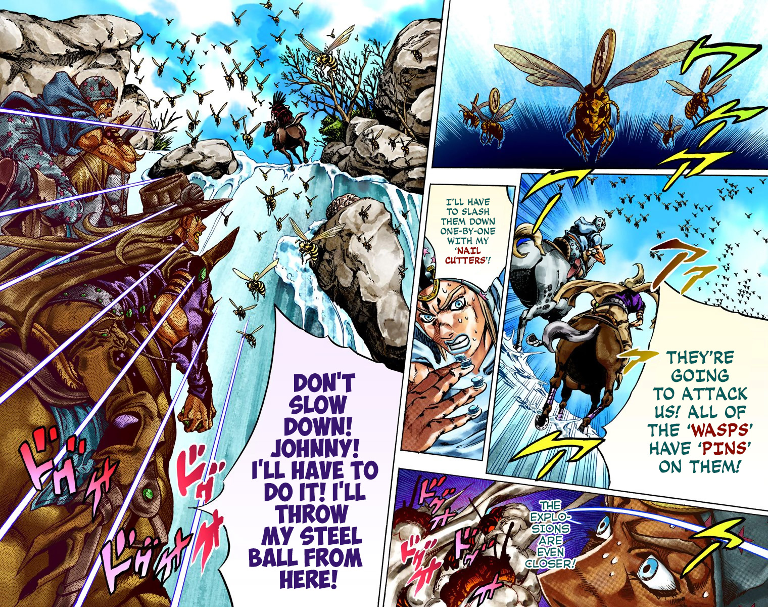 JoJo's Bizarre Adventure Steel Ball Run Colored Manga