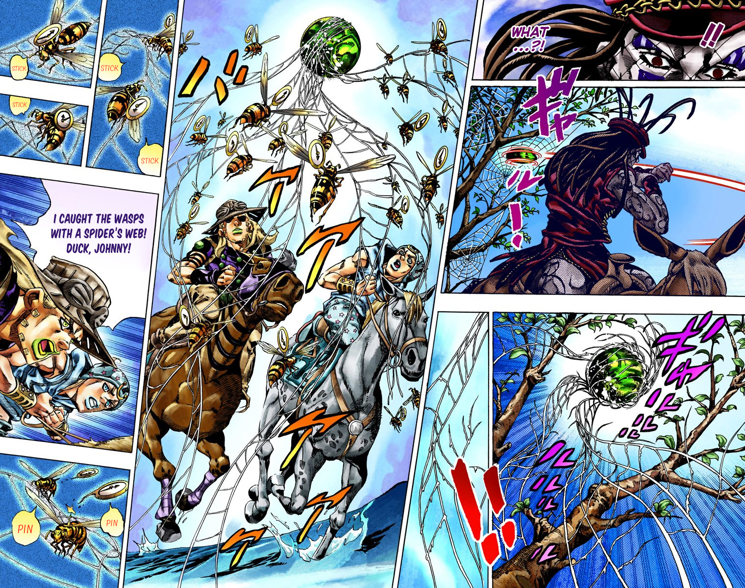 JoJo's Bizarre Adventure Steel Ball Run Colored Manga
