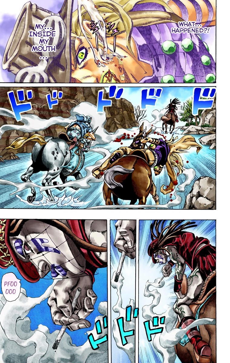 JoJo's Bizarre Adventure Steel Ball Run Colored Manga