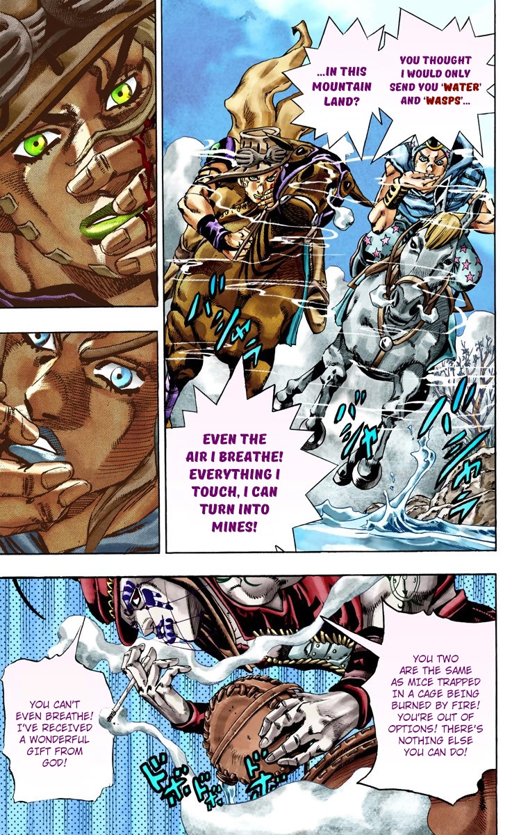 JoJo's Bizarre Adventure Steel Ball Run Colored Manga