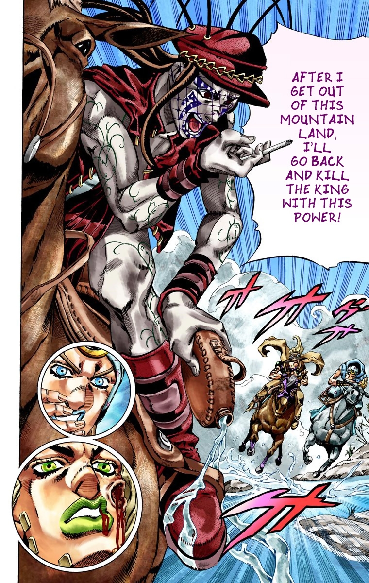 JoJo's Bizarre Adventure Steel Ball Run Colored Manga