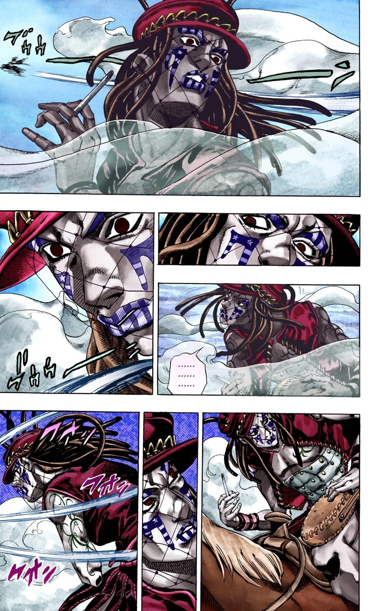 JoJo's Bizarre Adventure Steel Ball Run Colored Manga