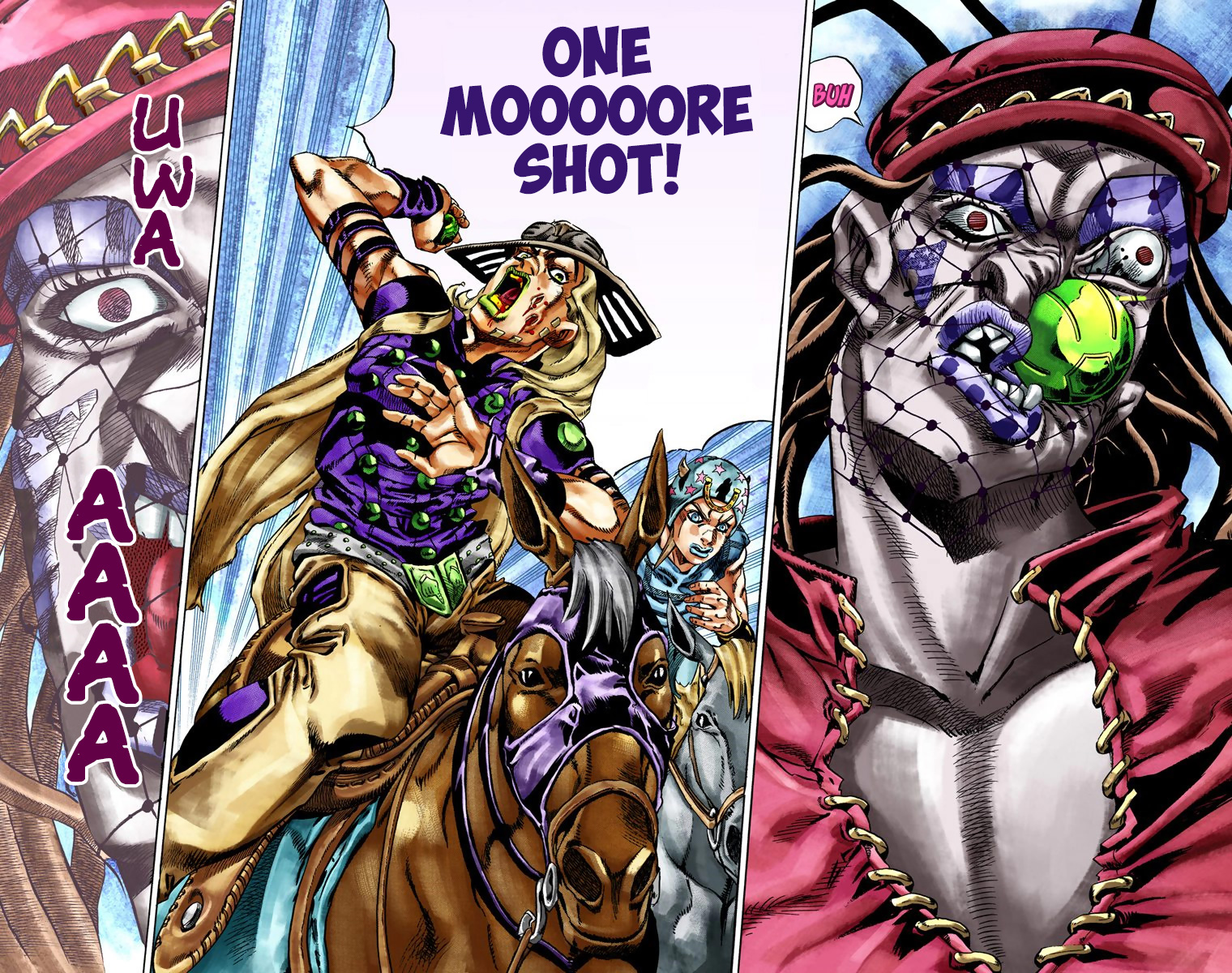 JoJo's Bizarre Adventure Steel Ball Run Colored Manga