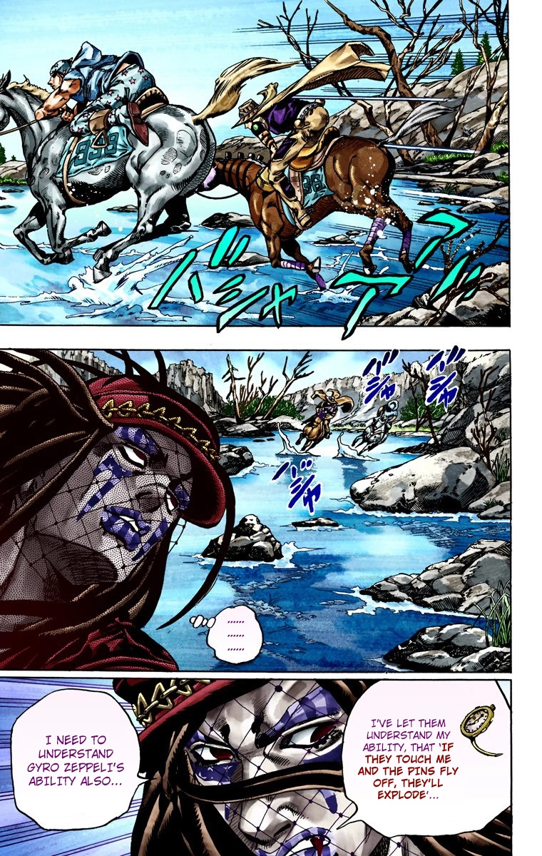 JoJo's Bizarre Adventure Steel Ball Run Colored Manga