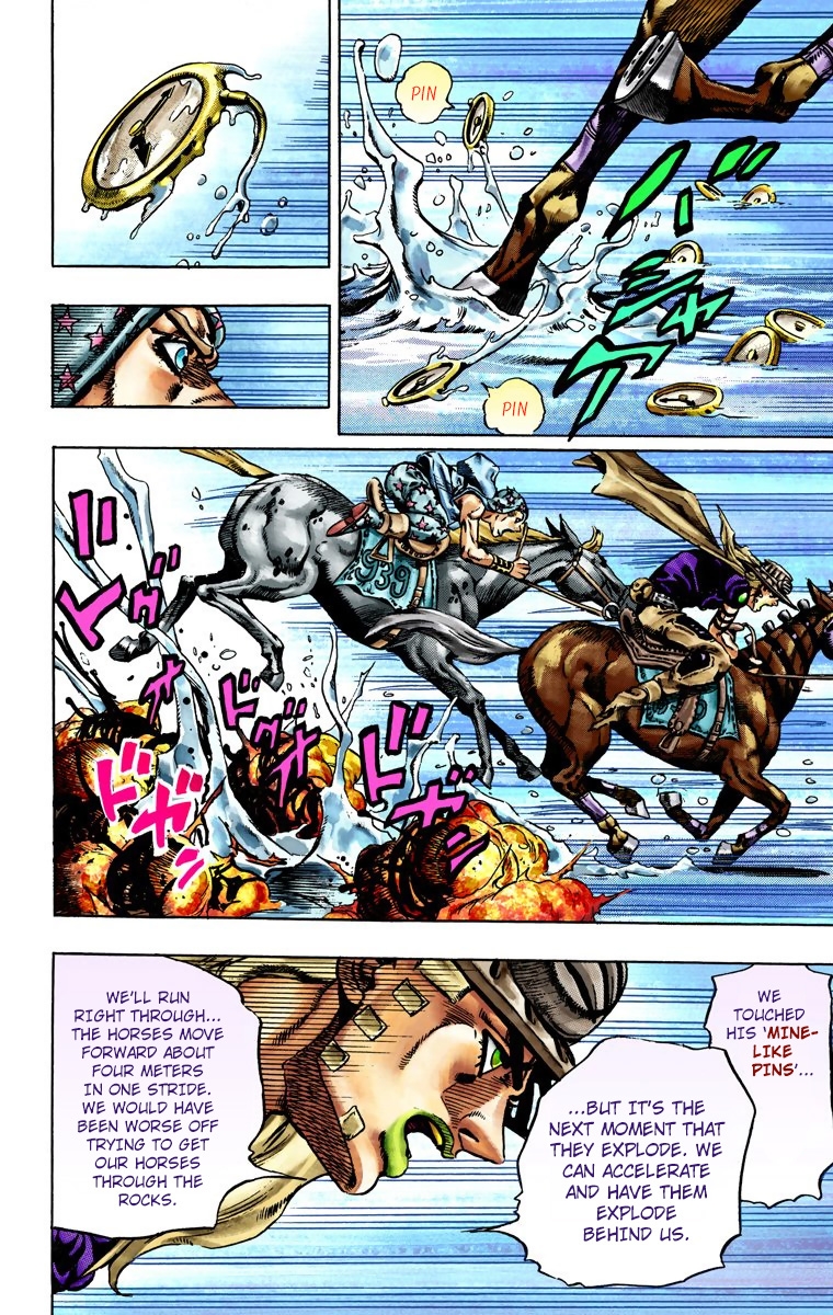 JoJo's Bizarre Adventure Steel Ball Run Colored Manga