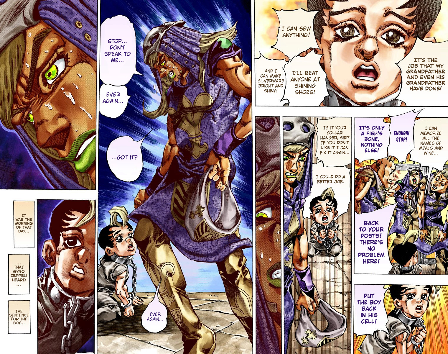 JoJo's Bizarre Adventure Steel Ball Run Colored Manga