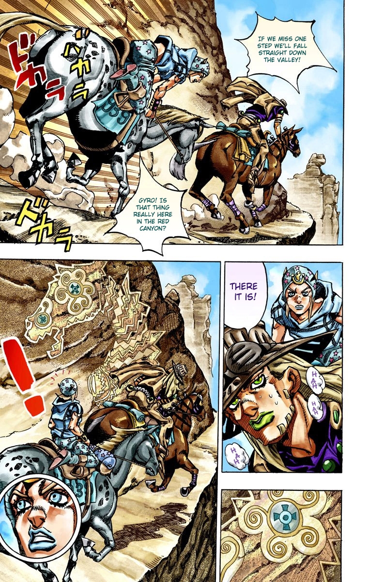 JoJo's Bizarre Adventure Steel Ball Run Colored Manga