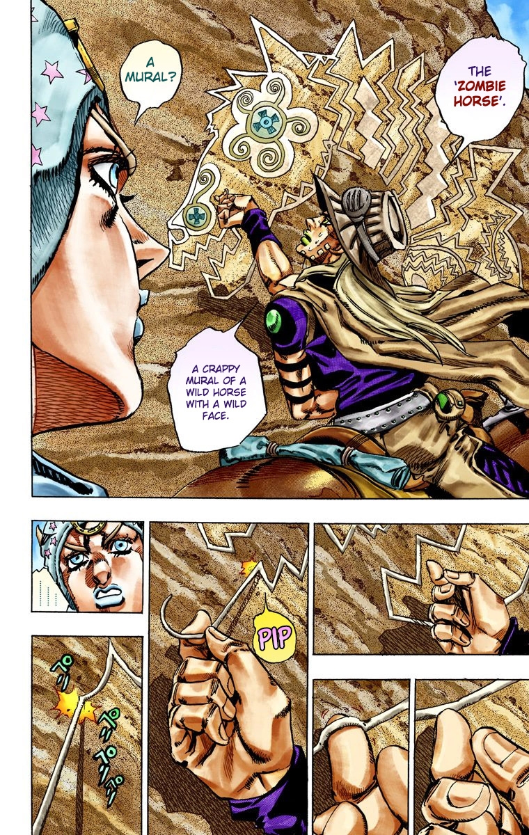 JoJo's Bizarre Adventure Steel Ball Run Colored Manga