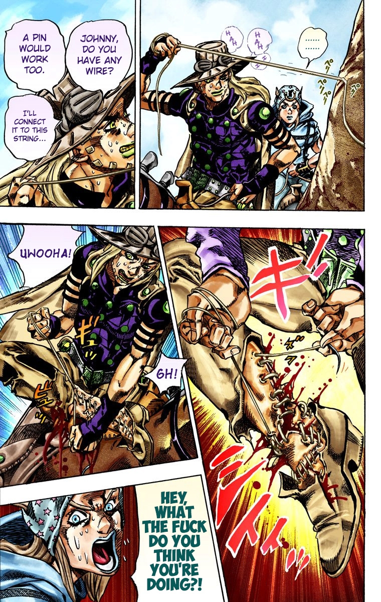 JoJo's Bizarre Adventure Steel Ball Run Colored Manga