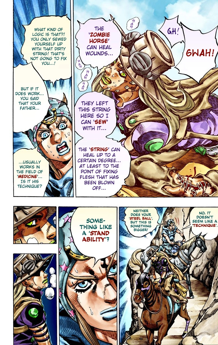 JoJo's Bizarre Adventure Steel Ball Run Colored Manga