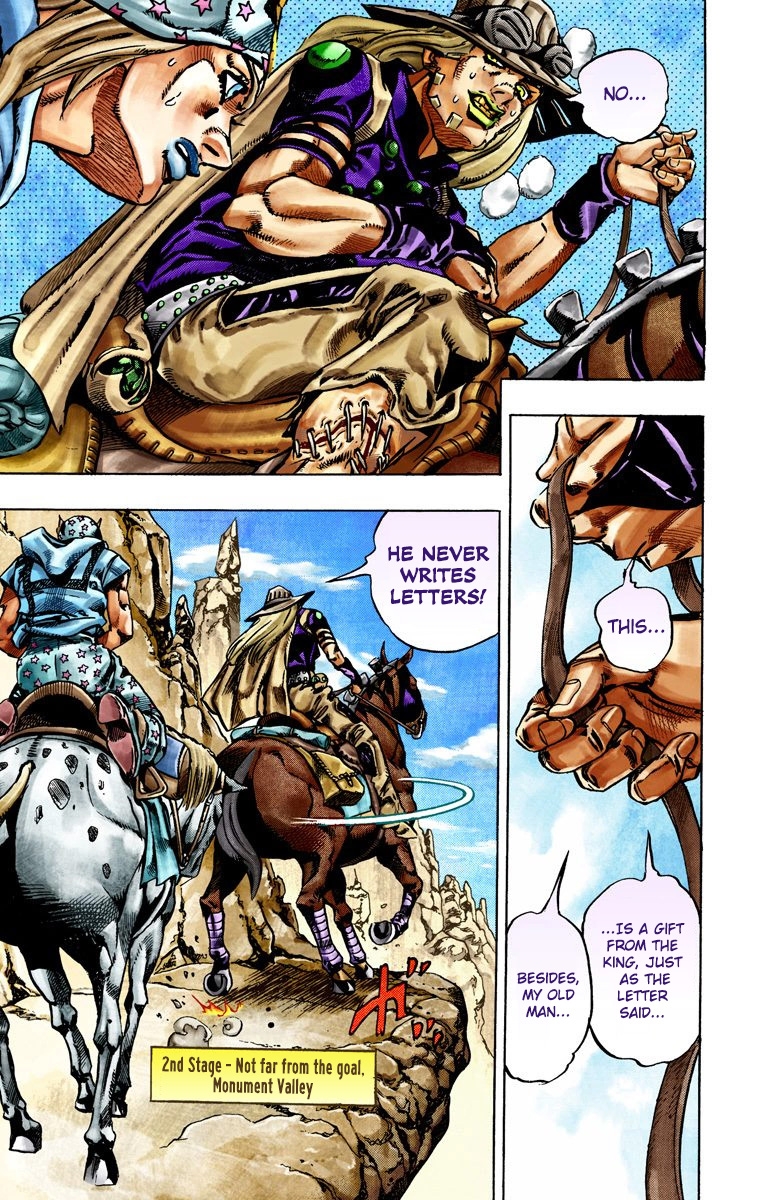 JoJo's Bizarre Adventure Steel Ball Run Colored Manga