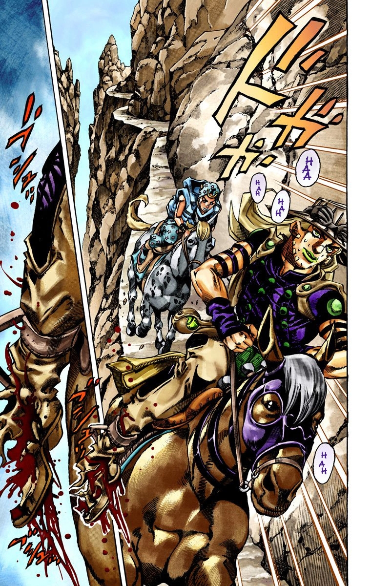 JoJo's Bizarre Adventure Steel Ball Run Colored Manga