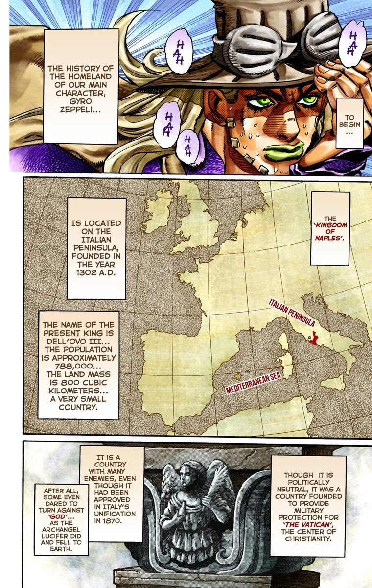 JoJo's Bizarre Adventure Steel Ball Run Colored Manga