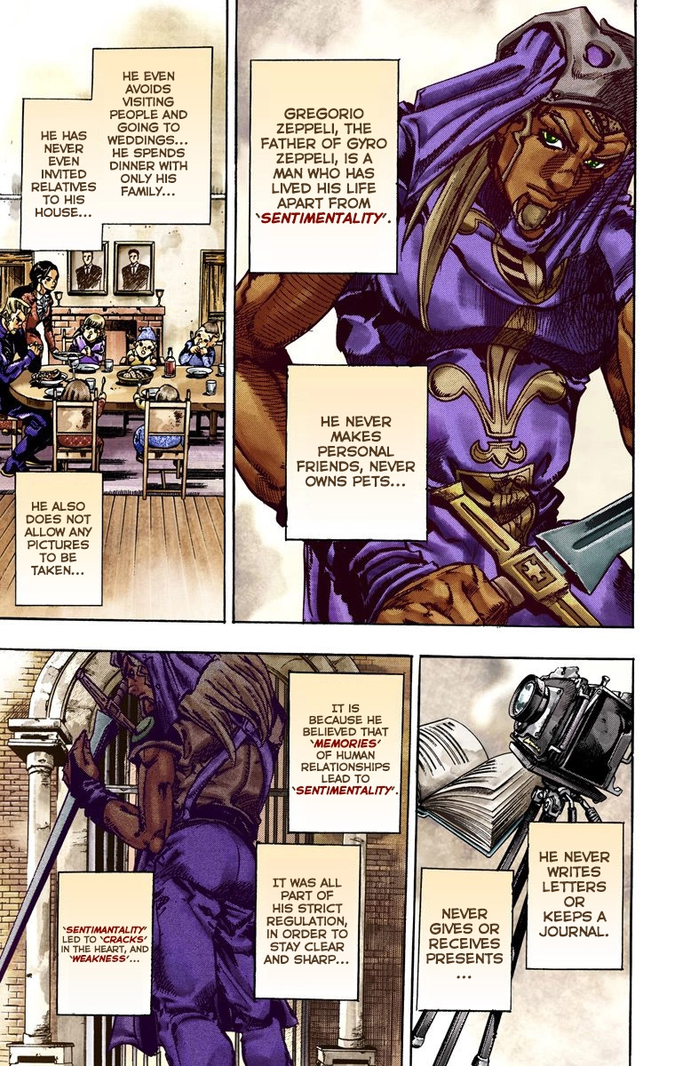 JoJo's Bizarre Adventure Steel Ball Run Colored Manga