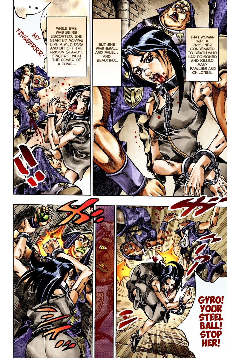 JoJo's Bizarre Adventure Steel Ball Run Colored Manga