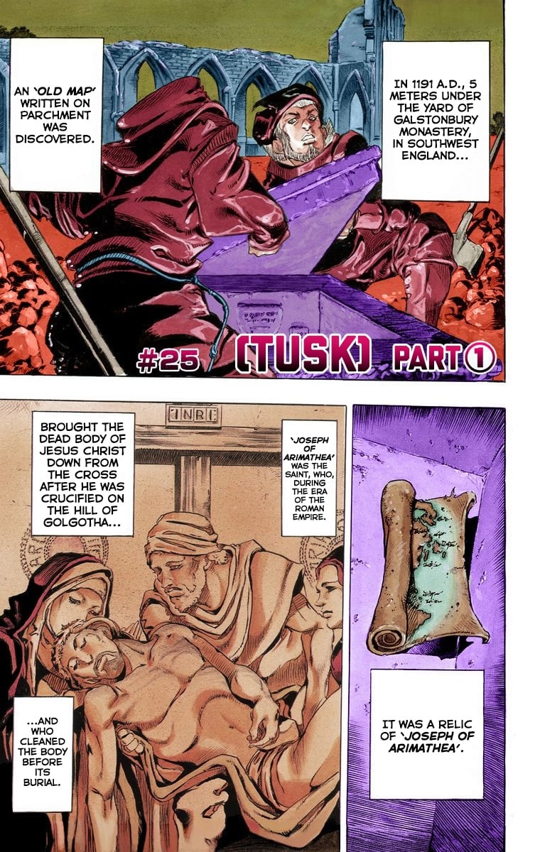 JoJo's Bizarre Adventure Steel Ball Run Colored Manga