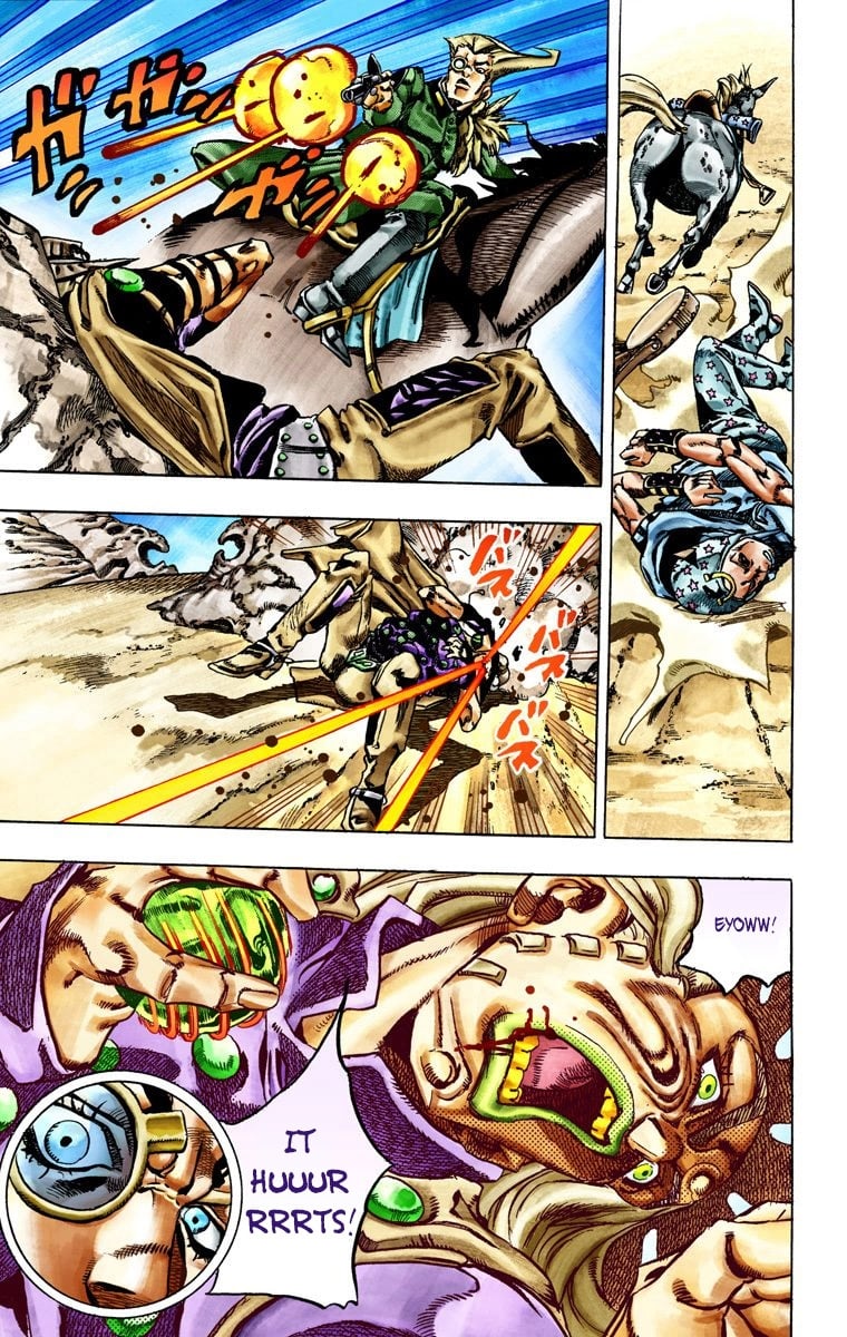 JoJo's Bizarre Adventure Steel Ball Run Colored Manga