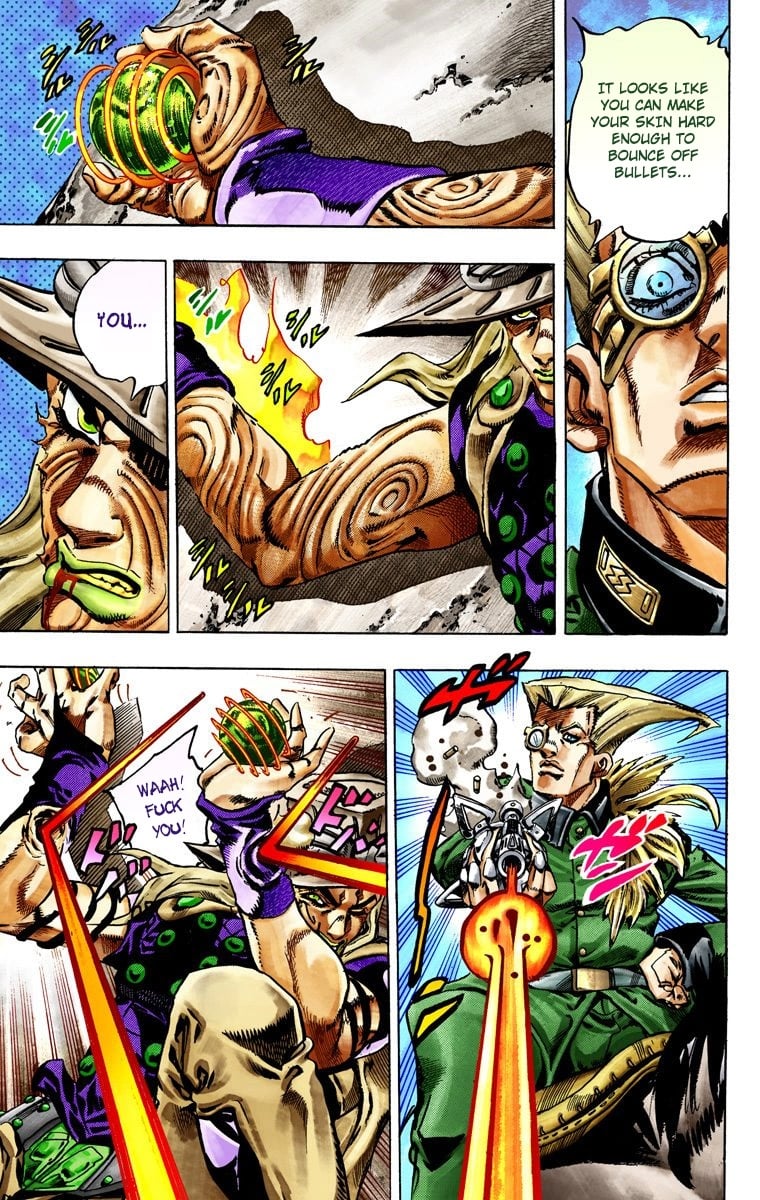 JoJo's Bizarre Adventure Steel Ball Run Colored Manga