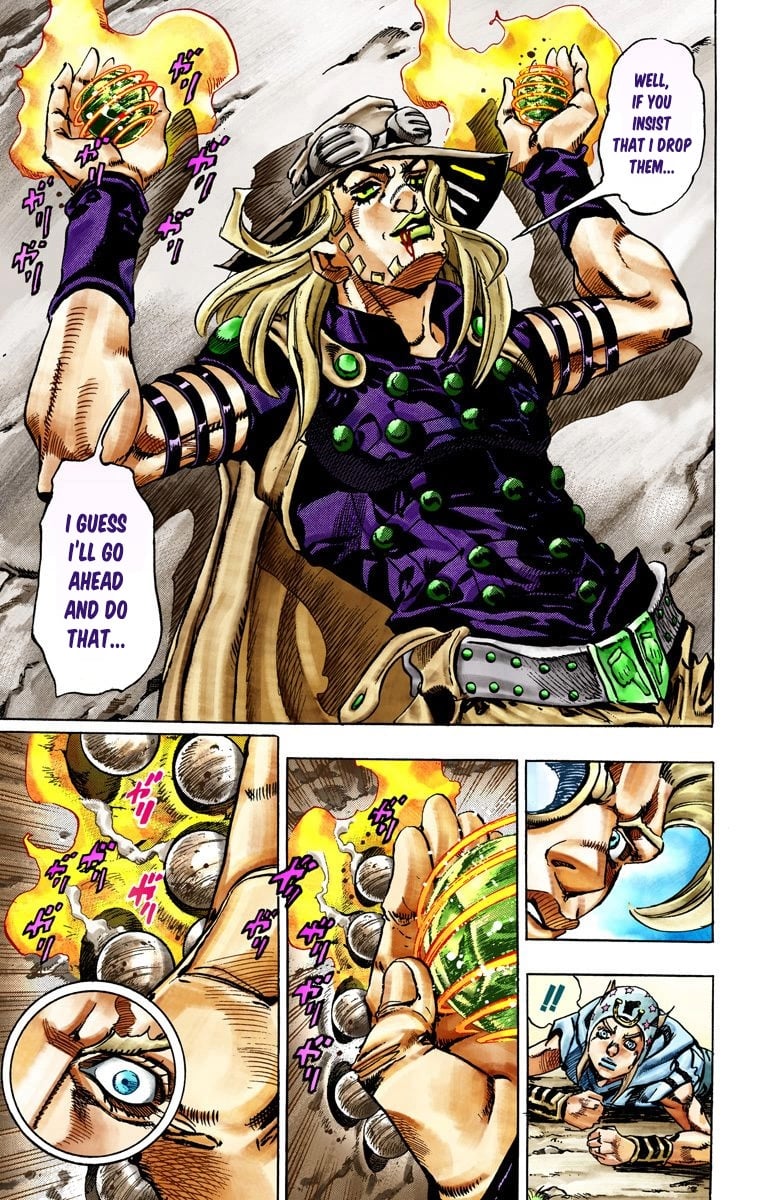 JoJo's Bizarre Adventure Steel Ball Run Colored Manga