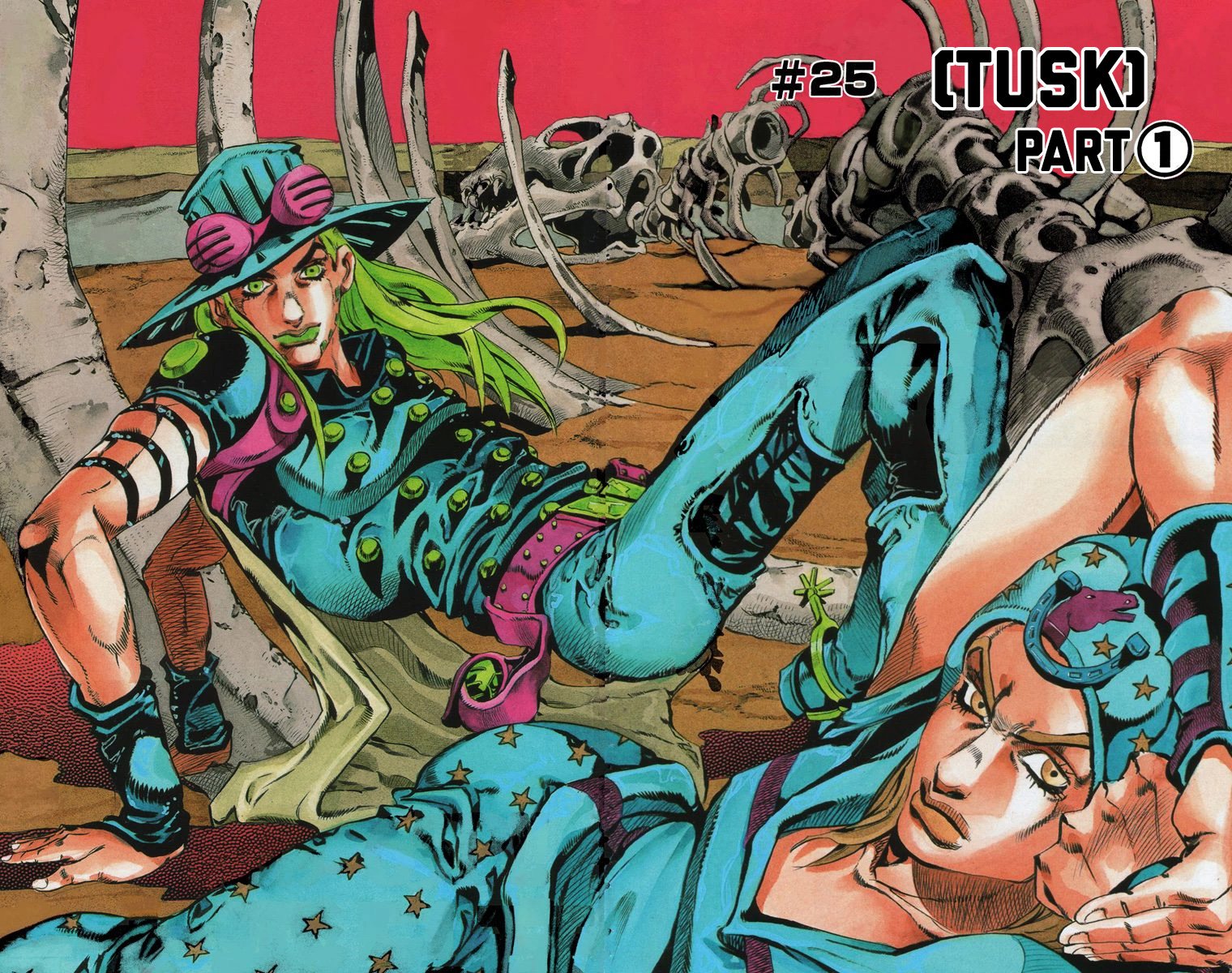 JoJo's Bizarre Adventure Steel Ball Run Colored Manga