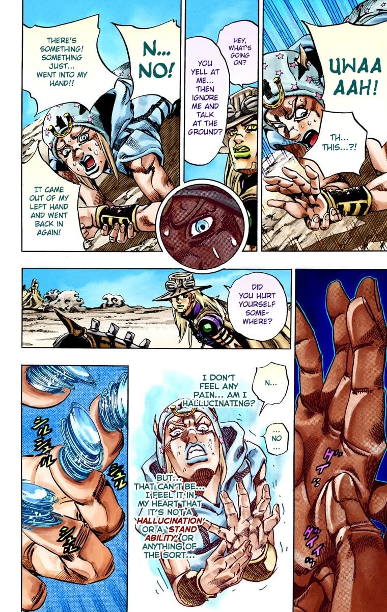 JoJo's Bizarre Adventure Steel Ball Run Colored Manga