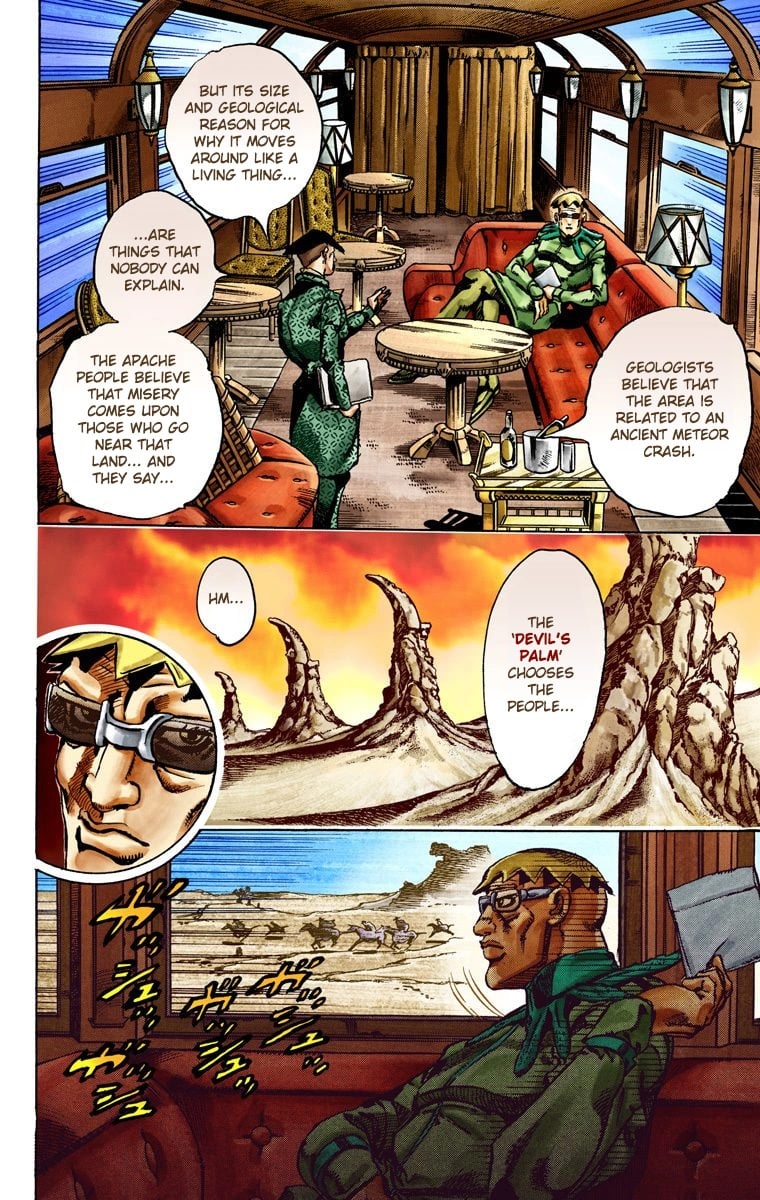 JoJo's Bizarre Adventure Steel Ball Run Colored Manga