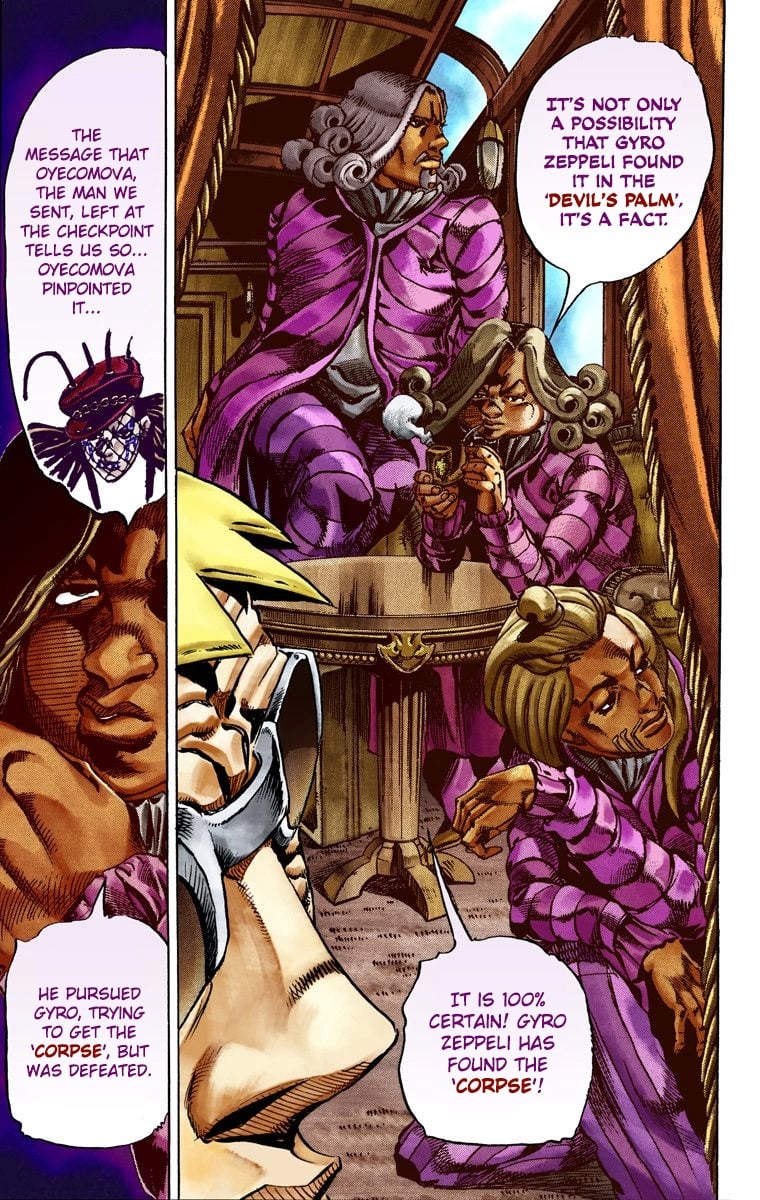 JoJo's Bizarre Adventure Steel Ball Run Colored Manga