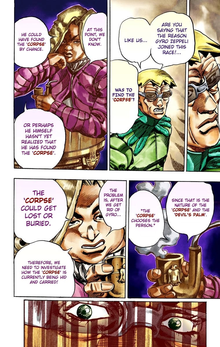 JoJo's Bizarre Adventure Steel Ball Run Colored Manga