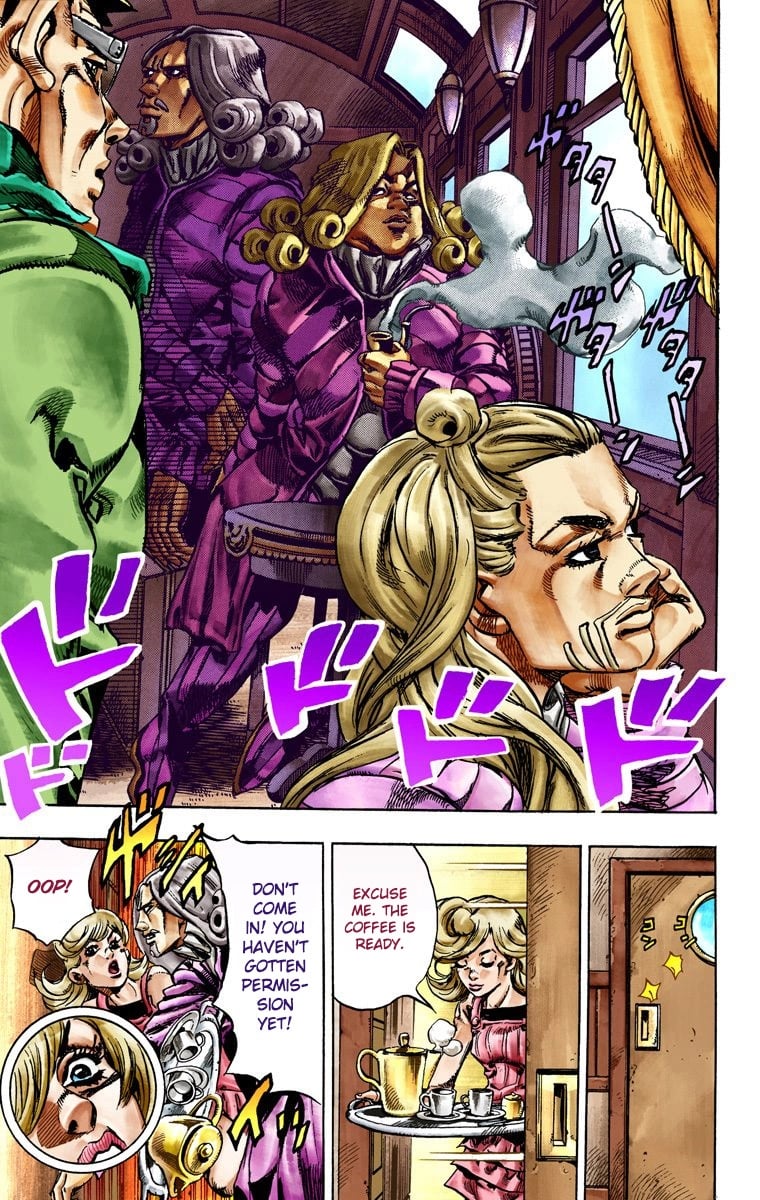 JoJo's Bizarre Adventure Steel Ball Run Colored Manga