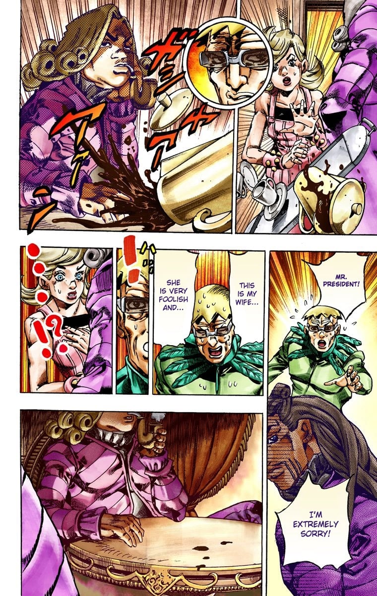 JoJo's Bizarre Adventure Steel Ball Run Colored Manga