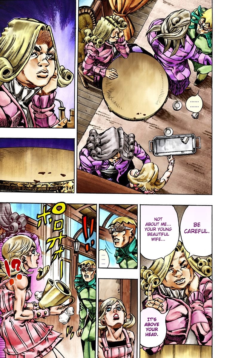 JoJo's Bizarre Adventure Steel Ball Run Colored Manga