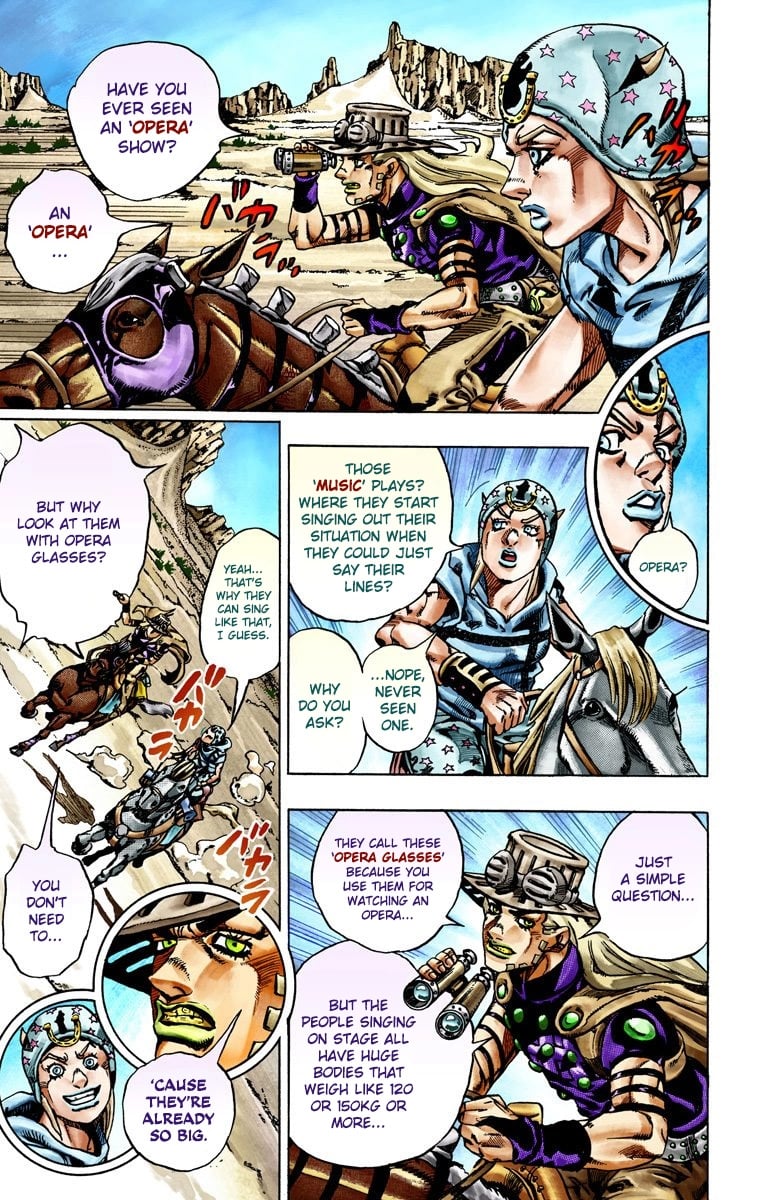 JoJo's Bizarre Adventure Steel Ball Run Colored Manga