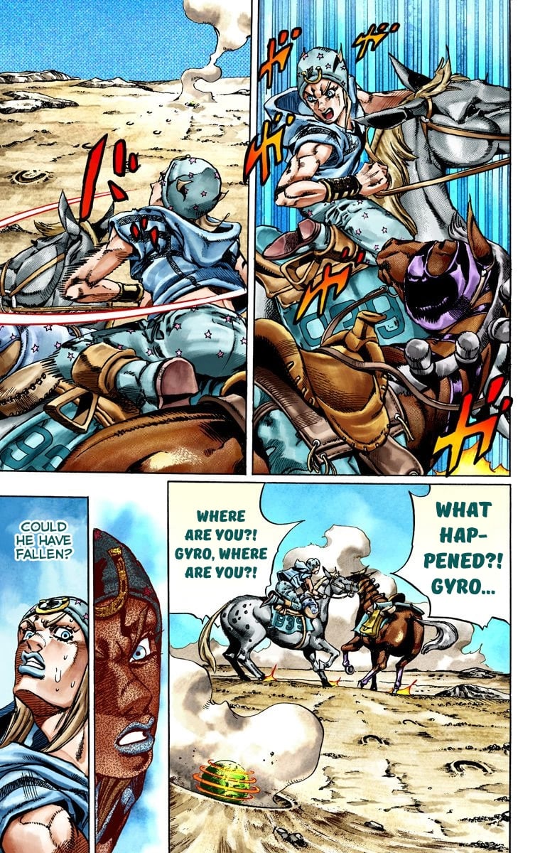 JoJo's Bizarre Adventure Steel Ball Run Colored Manga
