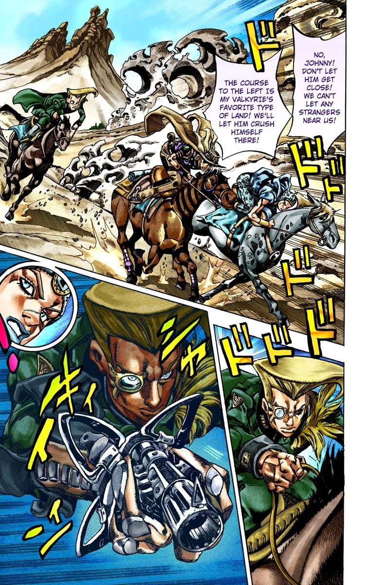 JoJo's Bizarre Adventure Steel Ball Run Colored Manga