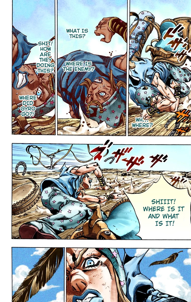 JoJo's Bizarre Adventure Steel Ball Run Colored Manga
