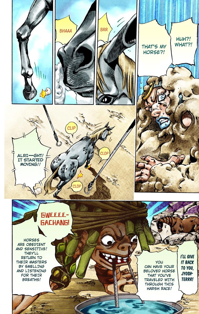 JoJo's Bizarre Adventure Steel Ball Run Colored Manga
